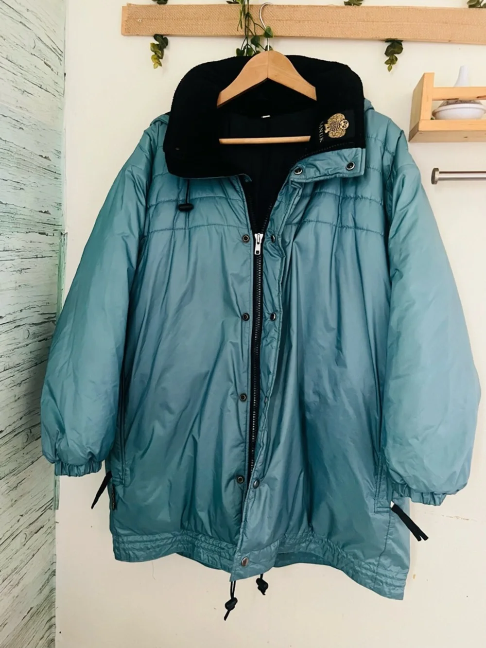 Vintage Kanuk Unisex Puffer Jacket | Size 5 | Teal Blue | Hooded Winter Coat - Picture 6 of 16
